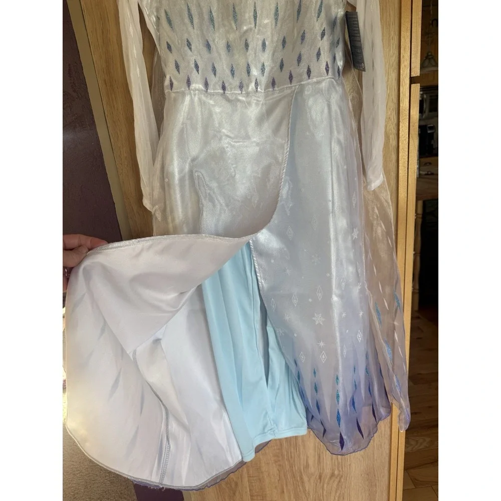 Disney Store Frozen 2 Elsa Travel Costume Dress Set Girls Sz 11/12 NWT Licensed